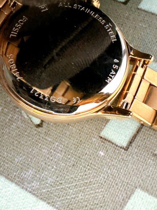 Fossil BQ3321 Laney Three-Hand Rose-Gold Stainless Steel Watch main image 6